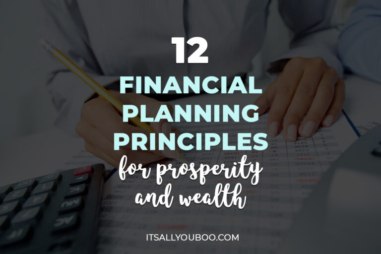 12 Financial Planning Principles to Prosperity and Wealth