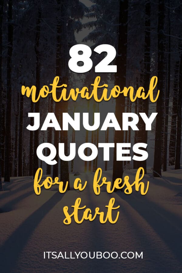 82 January Quotes and Sayings for a Fresh Start