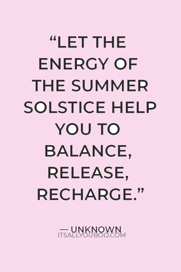 64 Happy Summer Solstice Quotes and Sayings