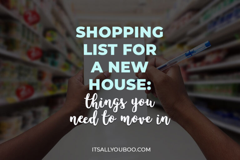 Shopping List for a New House: 4 Things You Need to Move In
