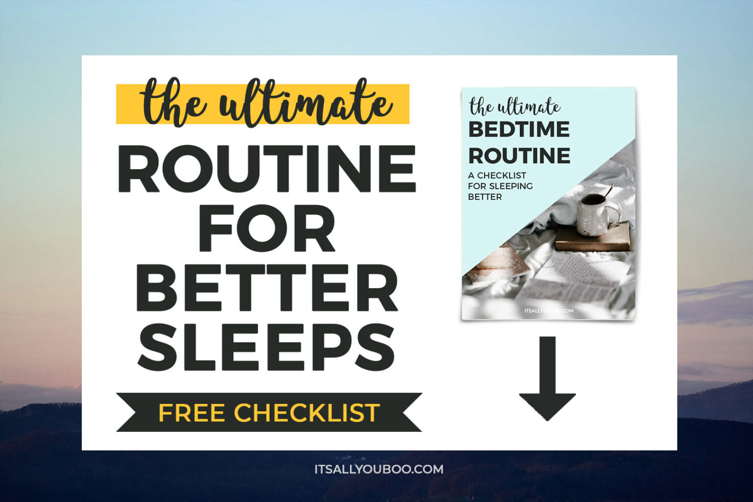 Ultimate Bedtime Routine Checklist