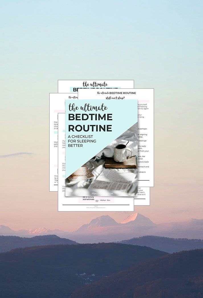 Bedtime Routine Checklist Preview of Pages.