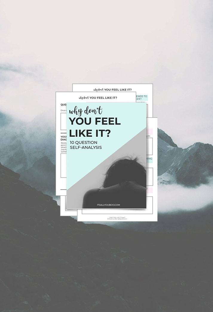 Don't Feel Like It Workbook Preview.