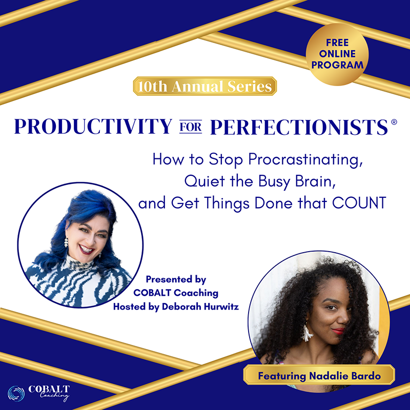 Productivity for Perfectionists Promo Image