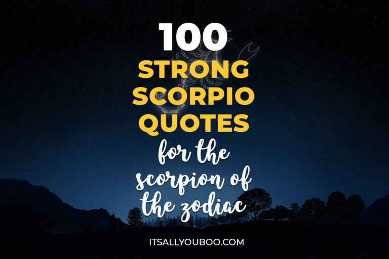 100 Strong Scorpio Quotes for the Scorpion of the Zodiac